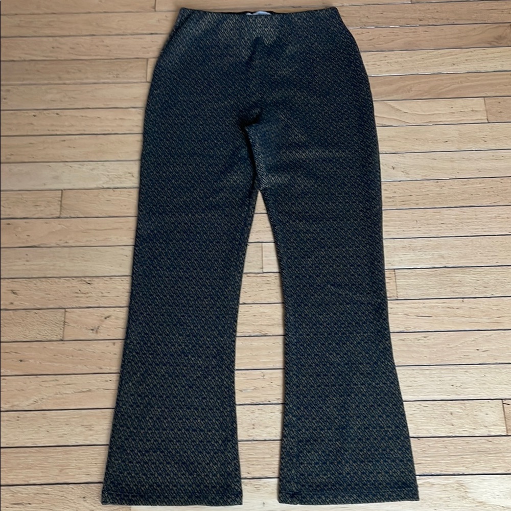 Urban Outfitters Black Patterned Pants
